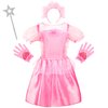 LIMIROLER Princess Dress Up Clothes for Little Girls Princess Role Play Costume Gift Set 25 Pcs Pretend Toys Kit for Toddlers Girls Aged 3-6 Years Old