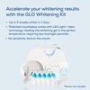 GLO Vial Teeth Whitening Gel Treatment Kit — Fast & Pain-Free Results, Designed for Sensitive Teeth — Mint Flavor, Great Alternative to Strips & Trays — 10 Pack Plus Lip Care