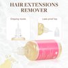 GOO GOO Tape in Extension Remover, Wig Glue Remover, Tape in Hair Extensions Adhesive Remover, Removes Hair Glue, Wig Tape, Double Sided Extension Tape, Fast Acting Hair Extensions Remover 30ml