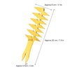 Wide Tooth Comb, 20x8x0.5cm Men's Comb Double Sided for Hair Styling for Unique Hair Style for Men Long Term Use(gold)