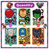 36 Sheets Make-a-Face Superhero Stickers for Kids Teens, Make Your Own Superhero Face Stickers, Party Favors Gift Supplies Art Craft School Classroom Teacher Reward