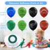 40 Pieces Dinosaur Latex Balloons dinosaur Balloons for Birthday Party Supplies for Kids Dinosaur Style Balloon with 10m Green Ribbon Dinosaur Decoration Supplies Baby Shower