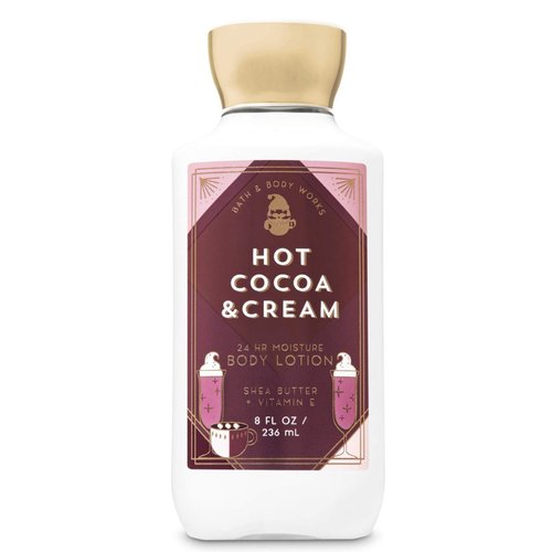 Bath & Body Works Hot Cocoa & Cream Super Smooth Body Lotion 8 fl.oz Pack of 2