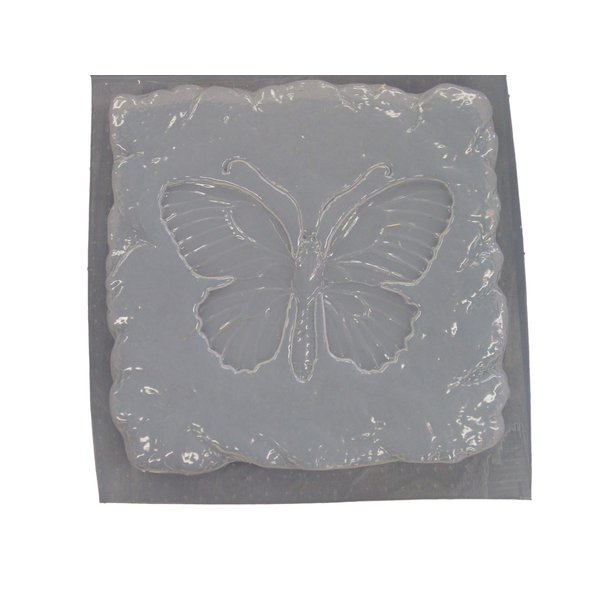 Stone Look Butterfly Plastic Craft Mold use Concrete or Cement to Make Stepping Stones 1110