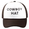 GNAHZNUXNAIX Cowboy Hat Men - Cowboy Hat Trucker Hat for Men, Cowboy Baseball Cap