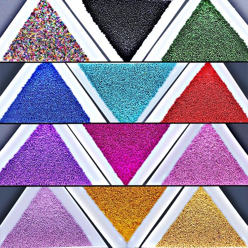 YesLady 12 Colors Nail Art Caviar Beads 3D Craft Micro Eye Makeup Gems Decoration