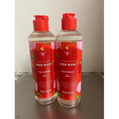 Bolero Beverly Hills Body Wash Tropical Hibiscus + Rose (2 EA 8 oz EA)