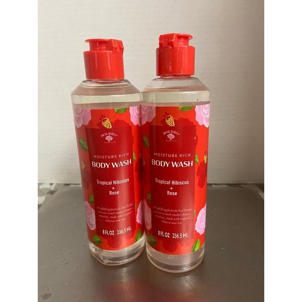 Bolero Beverly Hills Body Wash Tropical Hibiscus + Rose (2 EA 8 oz EA)
