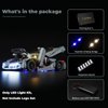 LED Light Kit Compatible with Lego Technic Koenigsegg Jesko Absolut Grey Hypercar, Lighting Set Compatible with Lego Technic 42173 Building Blocks Model (Lights Only, No Set)