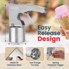Ice Cream Scoop - Stainless Steel, Old Time Cylindrical Design with Spring-Powered Trigger for Easy Release | Easy to Clean | Big Volume Scoops | Old Fashioned Nostalgic Ice Cream Scooper