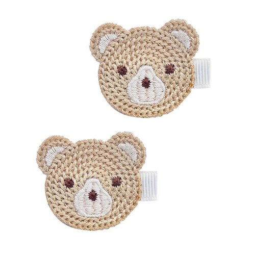 Bear Ear Hair Clip Pin Baby Girls Hair-Clips Hairpin Black Bear Ear Hairgrip BBG09 (Bear Cub)