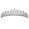 Bridal Floral Rhinestone Crystal Pearl Prom Wedding Tiara Crown T906