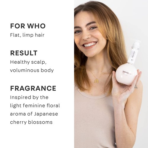 NATURELAB. TOKYO Perfect Volume Conditioner: Lightweight Hair Conditioner, Build Lift, and Body to Flat, Fine, or Limp Hair I 11.5 FL OZ / 340ml