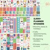 Clever Fox Mega Sticker Pack – 2,000+ Small Planner Stickers – Seasonal, Time Management, Budget & Inspirational Stickers for Adults – Sticker Book for Women – Aesthetic Calendar & Journal Accessories