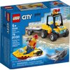 LEGO City Beach Rescue ATV 60286 Building Kit; Fun Cool Toy for Kids, New 2021 (79 Pieces)
