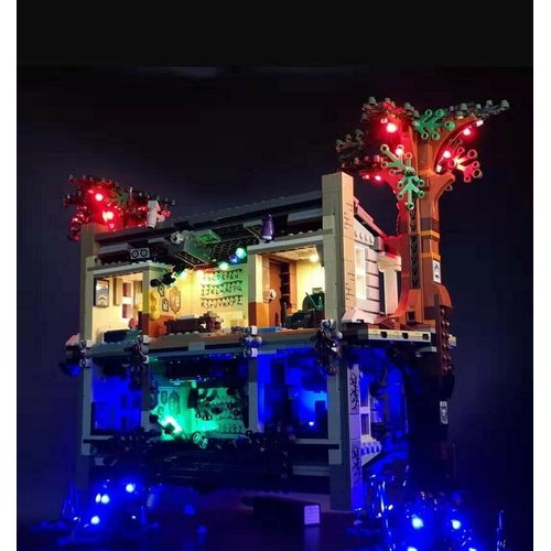Brickstars LED Lighting Kit for Lego Stranger Things The Upside Down 75810 (Model Set not Included)