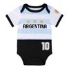 Cnins Argentina Toddler Soccer Jersey 10 Baby Soccer Clothes for Boys Infant Argentinian Soccer Costume(CN-NAT,12-18M)