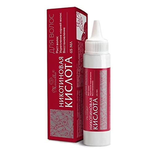 Hair Growth Products for Men and Women Mirrolla Nicotinic Acid for Hair Growth and Restoration - 65ml Tube | Hair Regrowth Serum, Niacin Scalp Treatment (Vitamin B3, Niacin) Strengthening The Hair