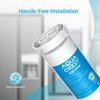AQUA CREST XWF Replacement for GE® XWF, NSF Certified Refrigerator Water Filter, 2 Filter