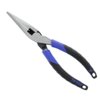IDEAL Electrical 35-3038 Long Nose Plier – 8.5 in., Plier with Smart Grip Handles, Cutter, Serrated Jaws