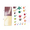 General Jim's Bright Colorful Vegetable Garden Plot Building Block Toy Playset 165 Pc 6 Section Modular Building Block Vegetable Garden Plot Set for Teens and Adults