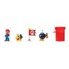 Super Mario 2.5" Action Figures Bowser's Airship Deck Diorama Playset