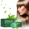Rosemary Mint Scalp Scrub for Thinning Hair, Scalp Exfoliator Scrub Shampoo Promote Hair Growth, Scalp Treatment to Clarify and Remove Build Up with Silicone Scalp Massager, Itchy Scalp Relief