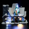 LIGHTAILING Led Light for Lego 10293 Santa's Visit Building Blocks Model Remote-Control Version - NOT Included The Model Set