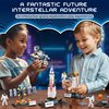 Interstellar Space Exploration Shuttle Toys for 6, 7, 8, 9, 10+ Year Old Kids Girls Boys, STEM Projects Rocket Spaceship Building Toy Kit with 4 Astronauts, Kids Creative Play Birthday Gifts, 415 PCS