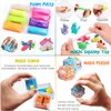 56 Pcs Party Favors Toys for Kids 4-8 8-12 3-5, Treasure Chest Box Toys Classroom Carnival Prizes Small Bulk Pop Fidget Toys Pack Pinata Stuffers Birthday Gifts Goodie Goody Candy Bags Fillers