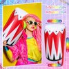 Libima 6 Pack Inflatable Instrument Toys Drum Music Instruments Party Props Decorations 80s 90s Inflatable Props Rock and Roll Party Decorations Music Party Favors for Party Supplies