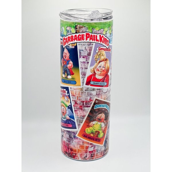 Garbage Pail Kids - 20oz Stainless Steel Tumbler; 80's nostalgia gifts, unique gifts, collectibles, unique Christmas gift, white elephant gift