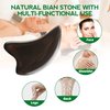 SINOKF Bian Stone Gua Sha Facial Tools Scraping Massage Face Guasha Board Scraping Plate