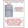 Zippo Lighter - Personalized Message Engraved on Backside Customized White Horse Windproof Lighter #Z431