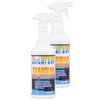 Calcium Build Up & Scum Line Remover- Guardian Pool Tile Cleaner, 2 qts. - Non-abrasive, Save Elbow Grease, 32 Fl Oz (Pack of 2)