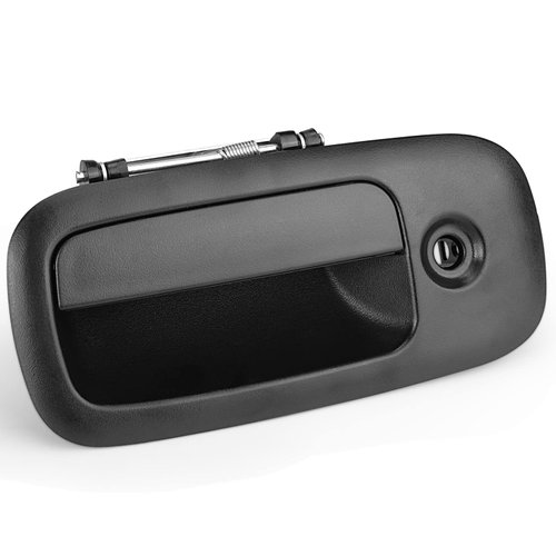 Lcyolada Exterior Door Handle Front Left Driver Side for 1996-2009 Express/Savana 1500/2500/3500/4500 Van, Replces 79320,w/Key Hole,Textured Black