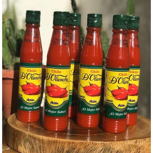 Salsa chile Picante D Olancho 4.5 onz/Hot Sauce from Honduras 2 bottle