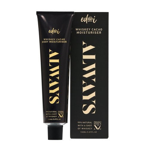 edandi ALWAYS Whiskey Cacao Buttery Body Moisturizer with Vitamin E, Nourishing Lotion for Dry Skin and Luminous Glow, 5.07 oz