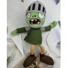JHESAO 12" PVZ Plants and Knight Zombies Plush Toys Normal Zombies PVZ Plushies 1 2 Stuffed Soft Doll Knight Zombie New