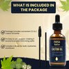 FARSA Native Castor Oil Organic & Vegan, 100 Pure Castor Oil for Hair Growth, Eyelashes, Skin Tightening, Nail Treatment, Natural Cold Pressed Unrefined Hexane-Free & Cruelty-Free Beauty Elixir