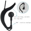 Retevis Walkie Talkie Earpiece with Mic G Shape 2 Pin Adjustable Volume Headset Compatible with Retevis H-777 RT22 RT21 Baofeng UV-5R 888S 2 Way Radio(10 Pack)