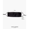 KARIZMA Beverly Hills Silk Face Mask 3 Pack Collection. Black Fashionable Designer Face Mask for Women. Washable Fabric Face Mask Reusable Facemask. 19 Momme Real Mulberry Silk Masks