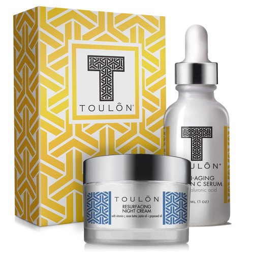 Vitamin C Anti Aging Skin Care Kits; Women Beauty Gifts: Vitamin C Serum with Hyaluronic Acid and Vit C Moisturizer for Face for Night & Day; Gift Set Kit