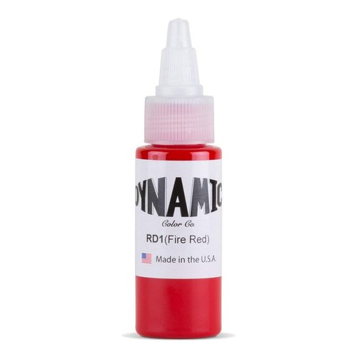 Dynamic Fire Red Tattoo Ink Bottle 1oz