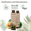 ECOLATIÈR Shower Gel Deep Nutrition with Organic Avocado – 97.5% Natural, Vegan, Moisturizing Body Wash for Women & Men, for Sensitive Skin, Softness & Nourishment