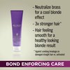 Schwarzkopf Keratin Blonde Anti Brass Purple Mask, 1 Application - Hair Dye Treatment Neutralizes Brassiness and Yellow Undertones, Hair Mask Strengthens Hair, Making it 3x Stronger