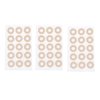 HEALLILY 45Pcs Callus Pads Callus Cushions Toe Pads Corn Cushions Self Adhesive Callus Cushions Round Shaped Cushion Soft Corn Pads Waterproof Toe and Foot Protectors Reduce Foot and Heel Pain