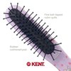 Kent ARTH1 Baby Hair Brush, Hair Brush for Kids, Small Brushes for Hair and Travel Brush Hair Detangler with Non-Scratch Nylon Bristles for Gentle Detangling Arthedz (Mischievous Cats Pattern)