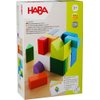 HABA Chromatix Wooden Blocks - 19 Piece Building Block Set - for Children Ages 3+