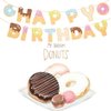 Donut Happy Birthday Banner,Donut Party Supplies,Donut Party Decorations,Donut Garland Bunting Banner for Girls,Boys,Kids Home,Classroom,Baby Showers Decoration
